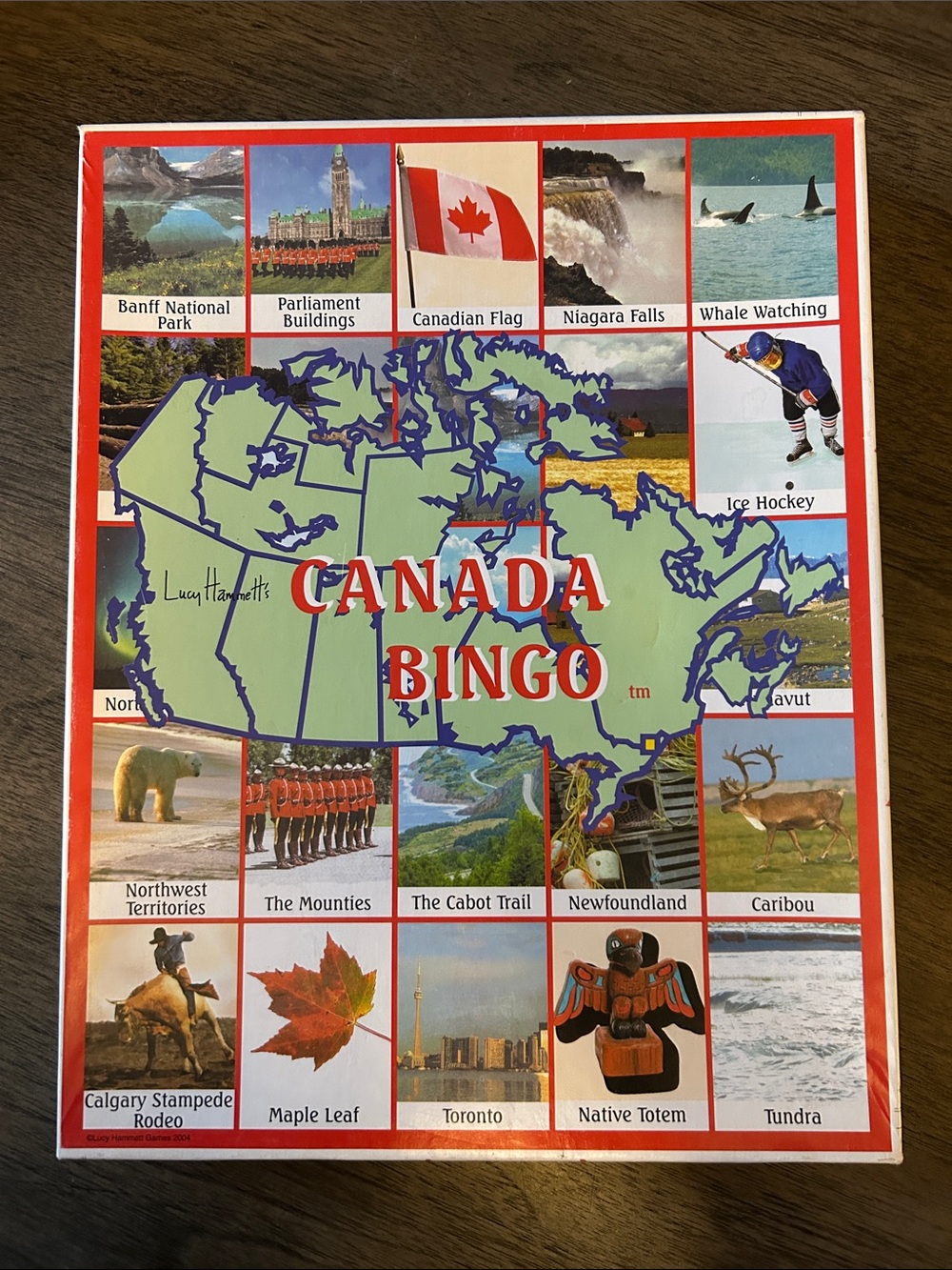 Vintage Lucy Hammett Canada Bingo